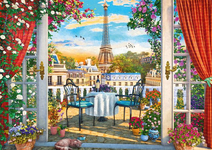 Schmidt 1000 pieces puzzle: Parisian Terrace 58976