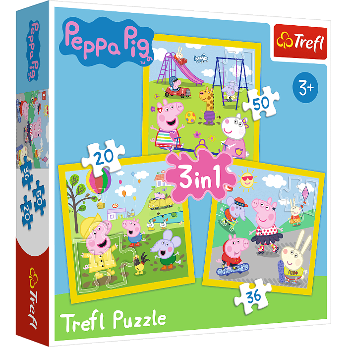 Trefl Puzzle 20#36#50 Details: Peppas Happy Day TR34849