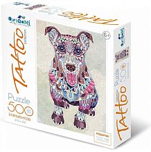 Origami picture puzzle 500 pieces: Art therapy. Dog
