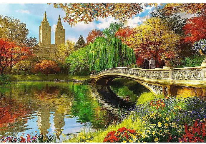 Wooden Trefl Puzzle 500 +1 details: Central Park, Manhattan, New York TR20157
