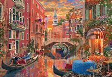 Castorland 1500 pieces puzzle: A romantic evening in Venice