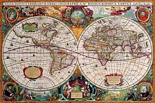Jigsaw puzzle Eurographics 2000 details: Antique map of the World