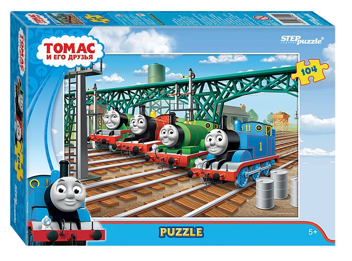 Puzzle Step 104 details: Thomas and his friends 82154