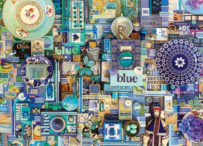 Cobble Hill puzzle 1000 pieces: Blue 51865/80150