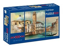 Puzzle Hatber 2х260 and 500 items: Hiking in Europe