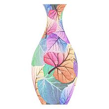 Pintoo Puzzle 160 pieces: Vase. Multicolored leaves