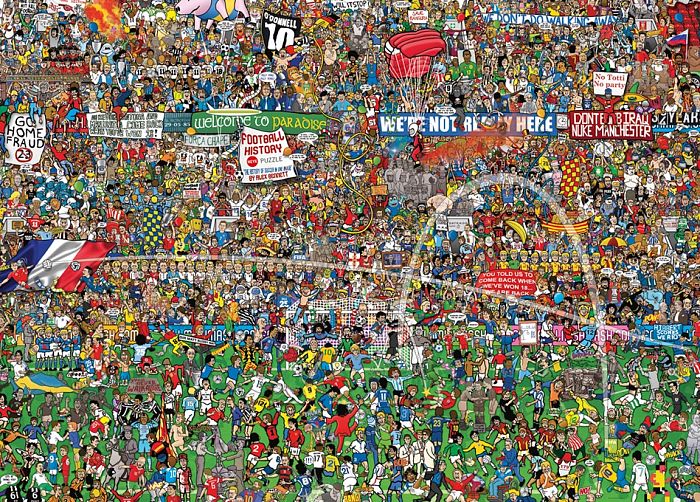 Jigsaw puzzle 3000 pieces Heye History of football 29205