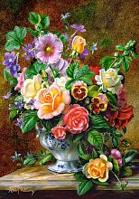 500 Castorland puzzle: flowers in a vase