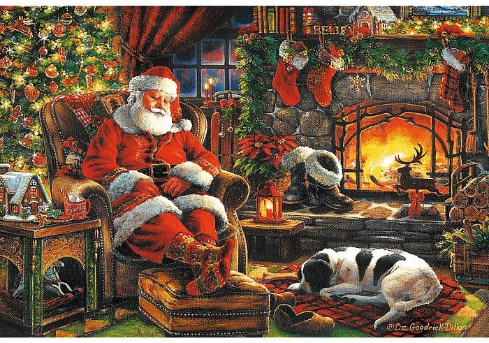 Wooden Trefl Puzzle 500 +1 Details: Christmas Evening TR20158