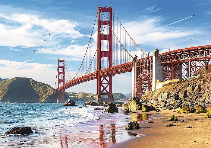 Trefl 1000 Pieces Puzzle: Golden Gate Bridge, San Francisco, USA TR10722