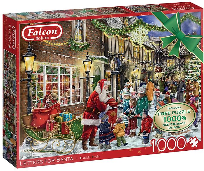 Falcon 2x1000 puzzle details: Letters to Santa Claus J11343