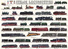 Puzzle Eurographics 1000 pieces: Locomotives