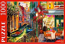 Puzzle Red Cat 1000 details: Venetian cafe