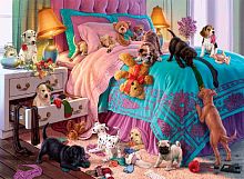 Puzzle Anatolian 1000 pieces: Naughty Puppies