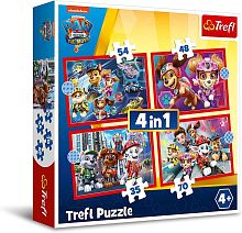 Puzzle Trefl 35#48#54#70 details: Puppy patrol in the city