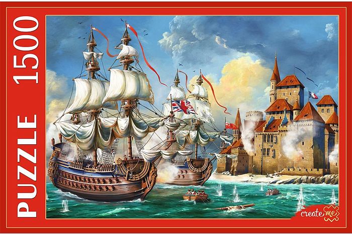 Puzzle Red Cat 1500 details: Naval offensive Ф1500-2644
