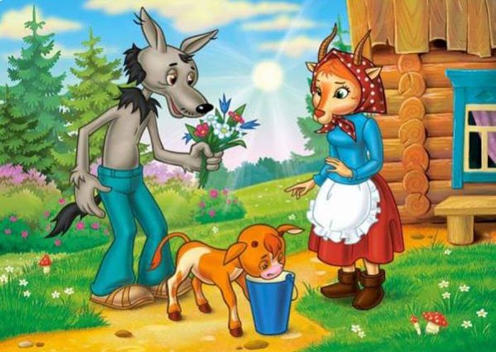 Puzzle Castorland 120 parts: the wolf and the calf B-PU 12315