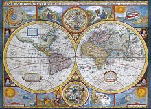 Puzzle Eurographics 1000 pieces Antique map of the world
