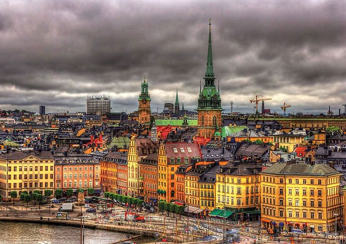 Puzzle Educa 1000 pieces: Views of Stockholm, Sweden 17664