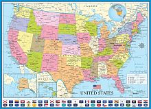 Puzzle Eurographics 1000 details: USA Map