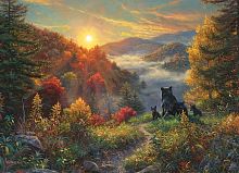 Cobble Hill puzzle 1000 pieces: sunrise in the mountains