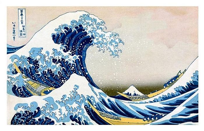 Pintoo Puzzle 1000 pieces: Hokusai Big Wave Н2444