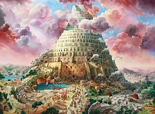 Puzzle Castorland 3000 pieces: the tower of Babel