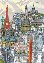 Educa 1000 pieces puzzle: Paris, Carlo Stanga