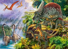 Castorland 200 pieces Puzzle: Valley of the Dinosaurs