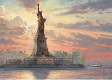 Puzzle Schmidt 1000 pieces fluorescent: Statue of Liberty
