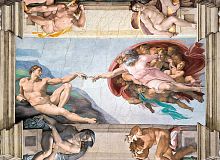 Puzzle Clementoni 1000 pieces-Michelangelo. The Creation Of Adam