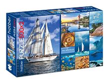 Puzzle Hatber 2х500 details: Sea Cruise