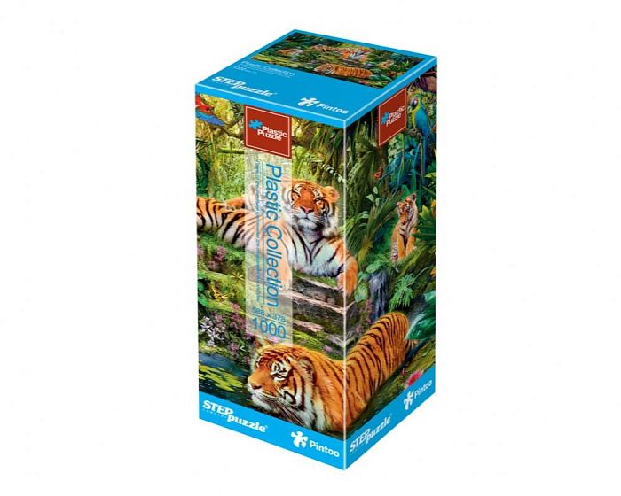 Step puzzle 1000 pieces: Tigers 98040