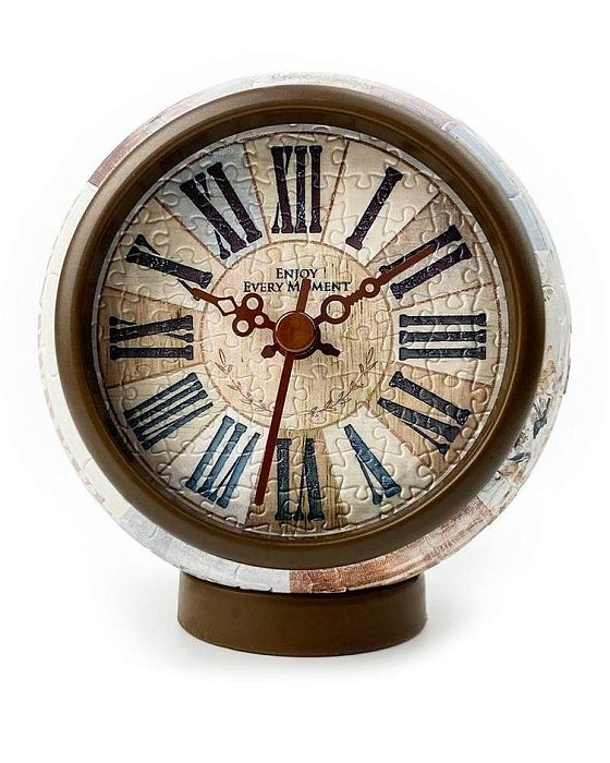 Pintoo clock puzzle 145 details: Country style-brown КС1050