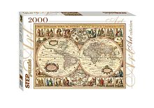 Puzzle Step 2000 parts: Historical world map