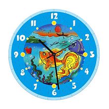 Goldfish. Puzzle Clock (126-03)