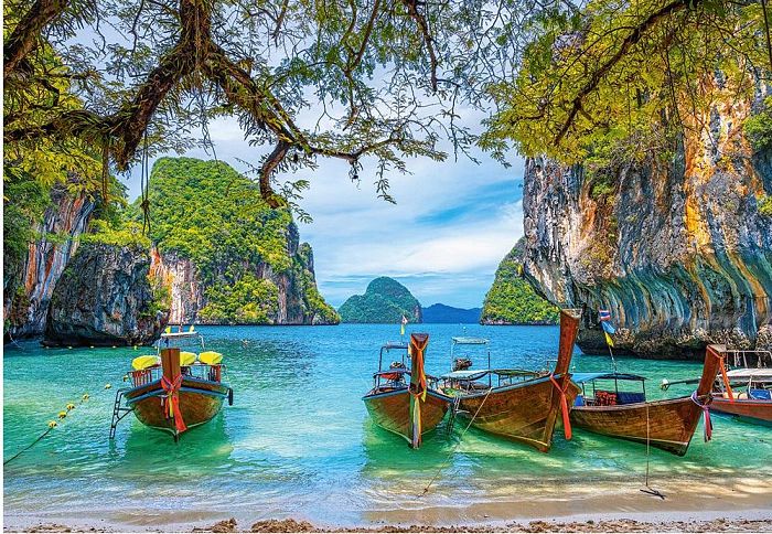 Puzzle Castorland 1500 details: a Beautiful Bay in Thailand C-151936