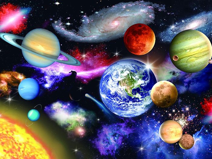 PRIME 3D puzzle 500 pieces: planets of the Solar system 10176