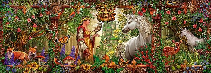 Schmidt puzzle 1000 pieces: Ciro Marchetti. Fairy forest 59614