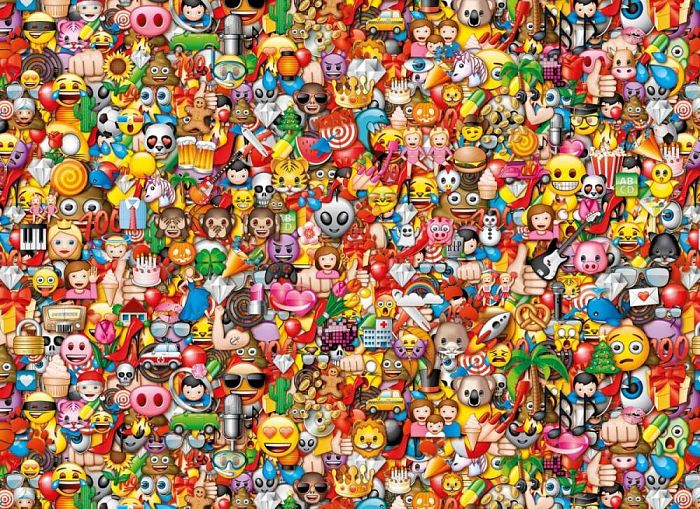 Puzzle Clementoni 1000 pieces: Emoticons 39388
