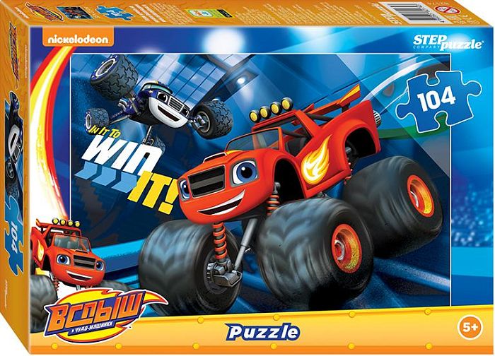 Puzzle Step 104 details: the Flash and wonder machines (Nickelodeon) 82174