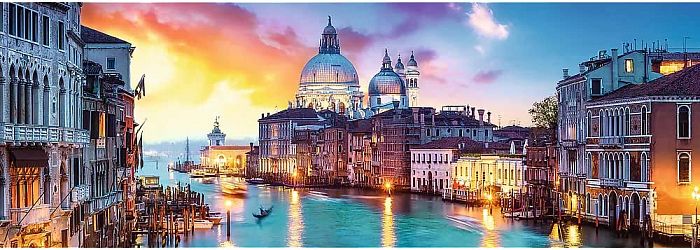 The Trefl panorama puzzle 1000 pieces: the Grand canal, Venice  TR29037