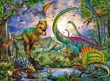 Ravensburger 200 pieces puzzle: The World of Dinosaurs