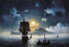 Puzzle 1500 Stella: Aivazovsky I.K. Moonlit night in Capri