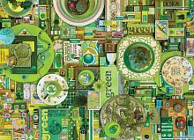 Cobble Hill puzzle 1000 pieces: Green