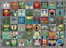 Cobble Hill 1000 pieces puzzle: art Nouveau Patterns