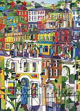 Cobble Hill Puzzle 1000 details: Multicolored Street
