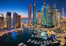 Puzzle Castorland 1500 details: the Dubai skyline