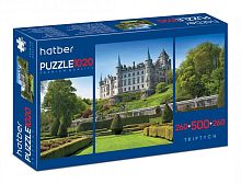 Puzzle Hatber 2х260 and 500 parts of Castle