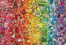 Cobble Hill Puzzle 1000 pieces: Rainbow Palette (collage)
